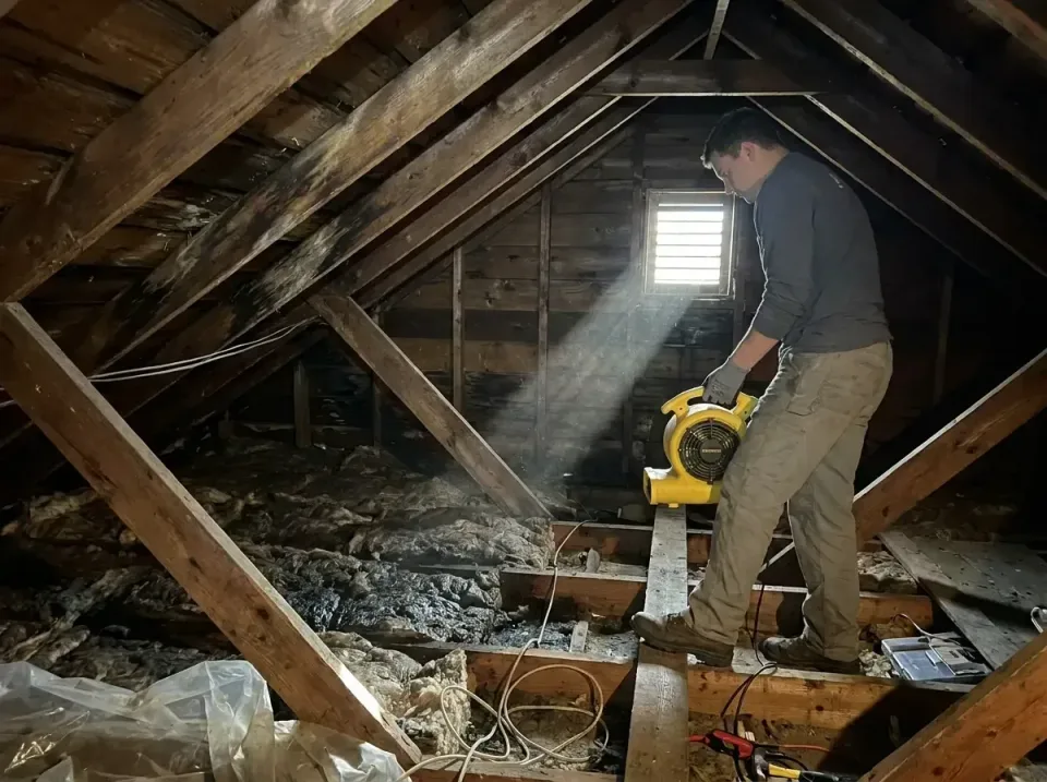 attic-water-damage-drying-proc-007 — frequently asked questions, Emergency Water Extraction & 24/7 Flood Response in Fairfie…